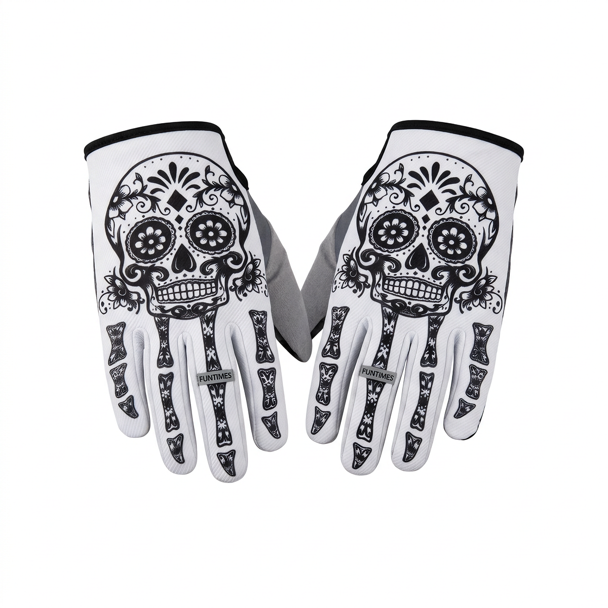 KTVMOTO Skull Pattern Motorcycle MTB Off-Road Cycling Gloves - G101