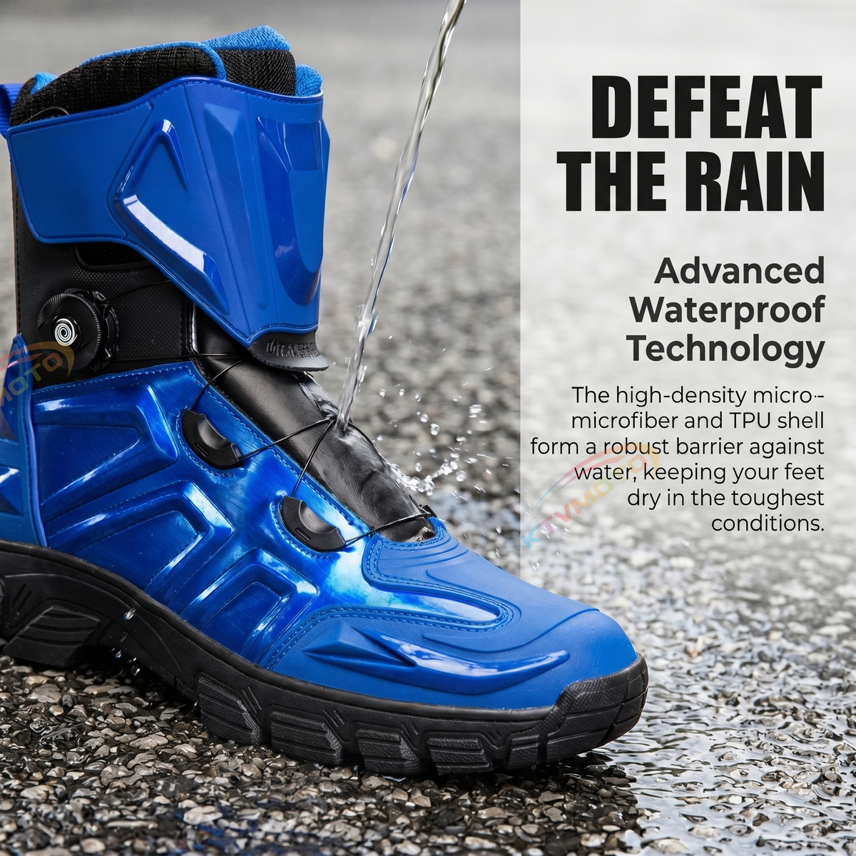 Motorcycle riding boots are waterproof-K90