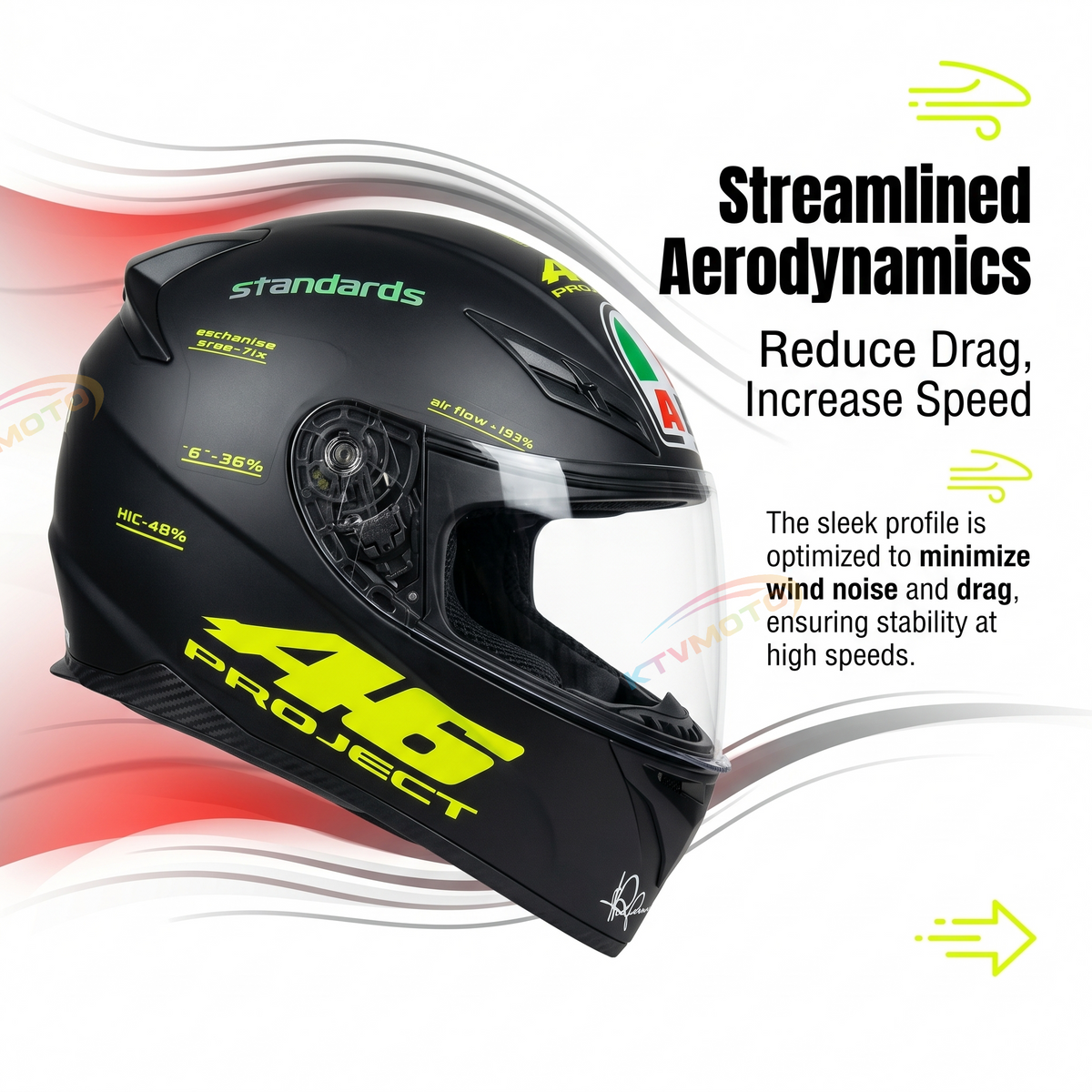 KTVMOTO Retro full-face motorcycle helmet with goggles-I91