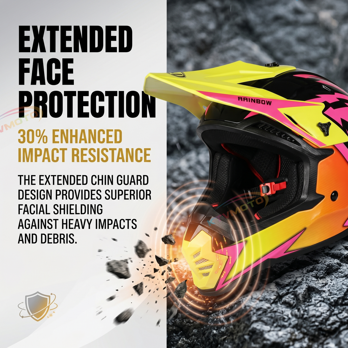 Full-face motorcycle helmet-I98