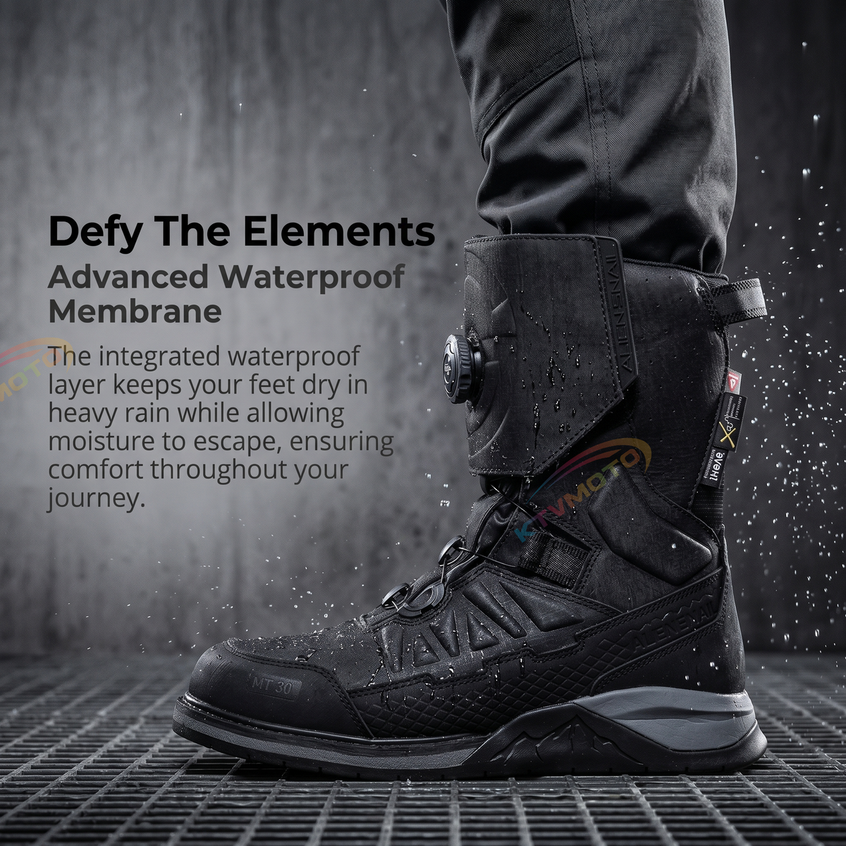Motorcycle riding waterproof boots-K102