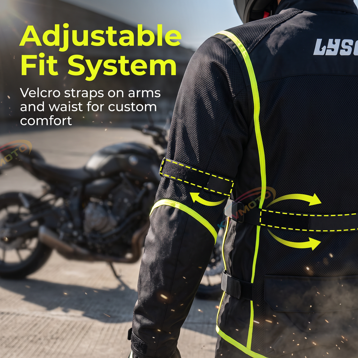 Motorcycle breathable riding jacket-J85