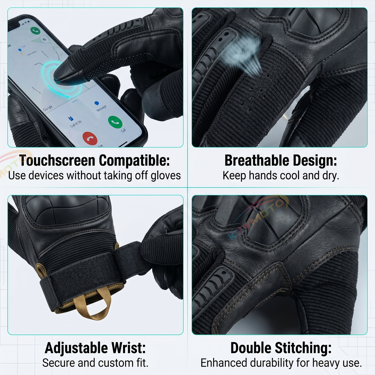 Motorcycle riding anti-slip gloves-G56