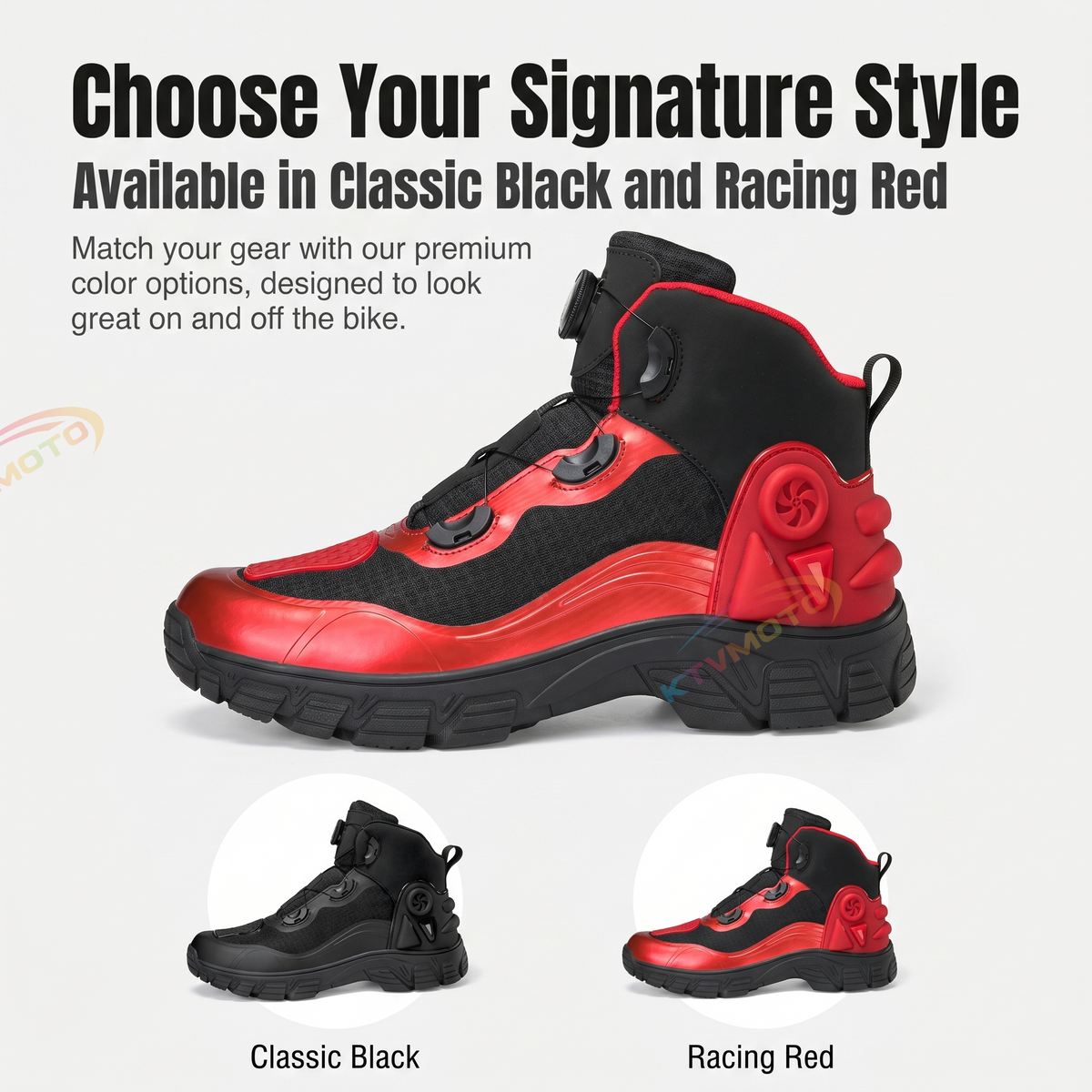Casual Off-Road Breathable Motorcycle Travel Rally Boots-K25