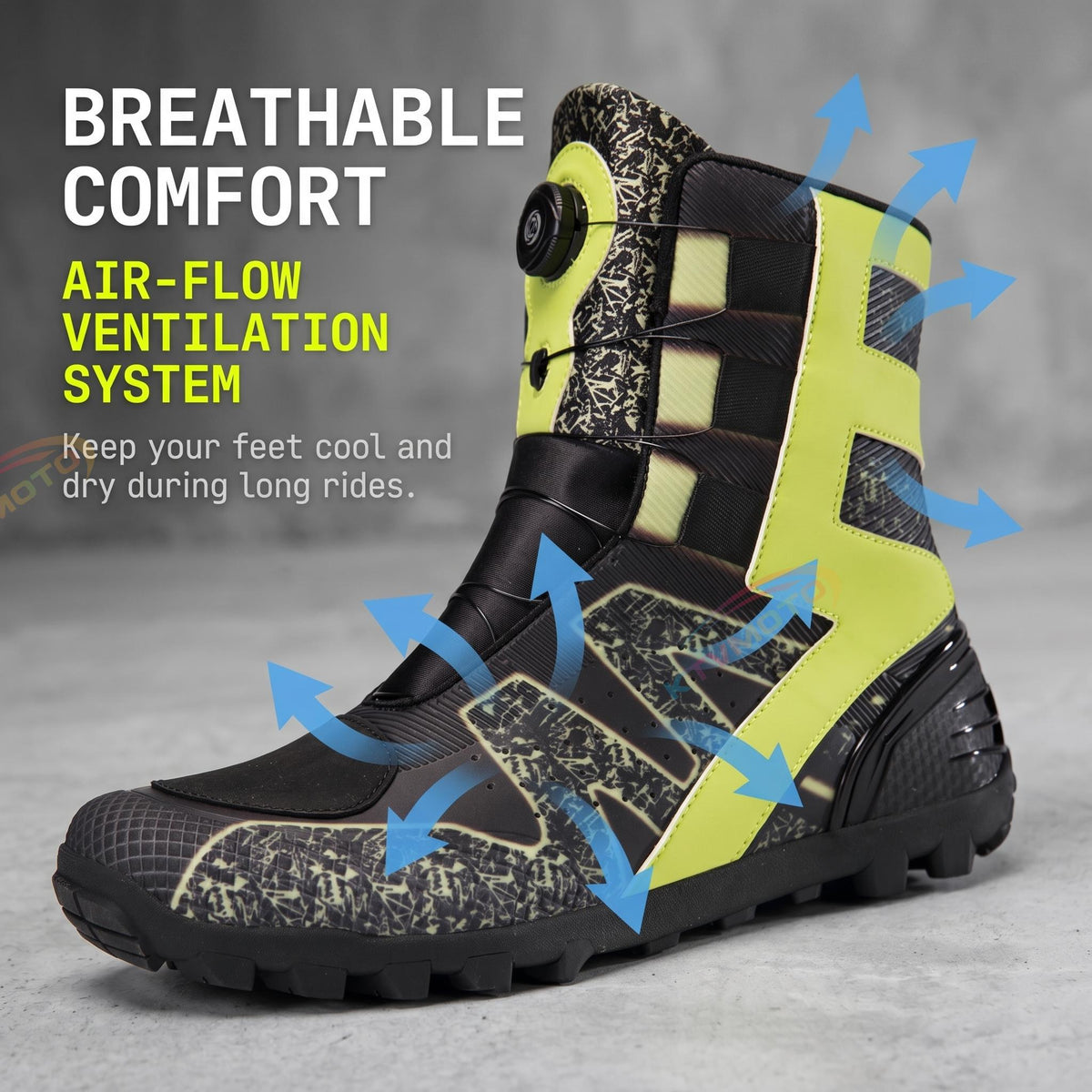 Motorcycle safety riding boots-K154