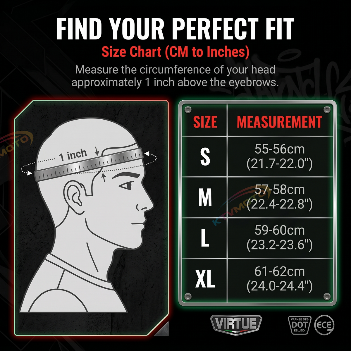 Full-face graffiti-style motocross helmet-I84