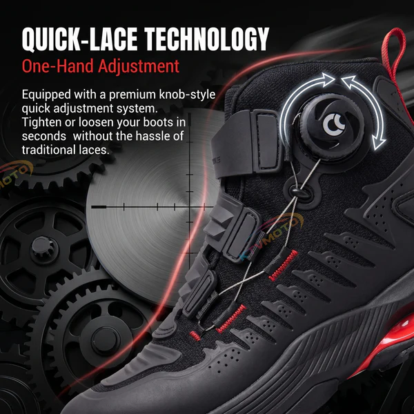 Motorcycle Mesh Riding Boots-K37