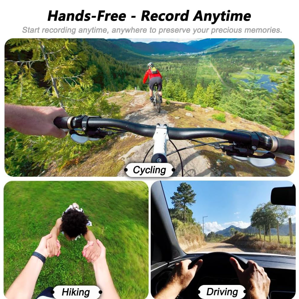 4K Mini Body Thumb Camera 128GB Wearable Sports Cameras
