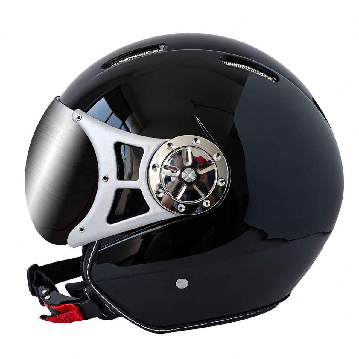 Retro motorcycle open-face mask-I72
