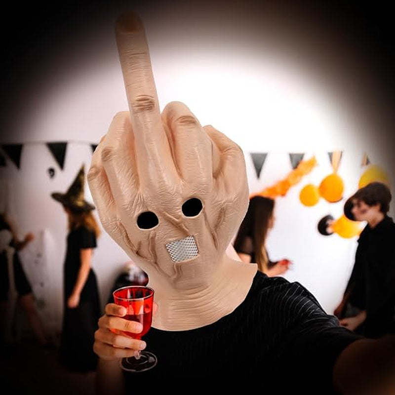 Motorcycle Prank Mask – Middle Finger Gesture (Quirky Design) – H90