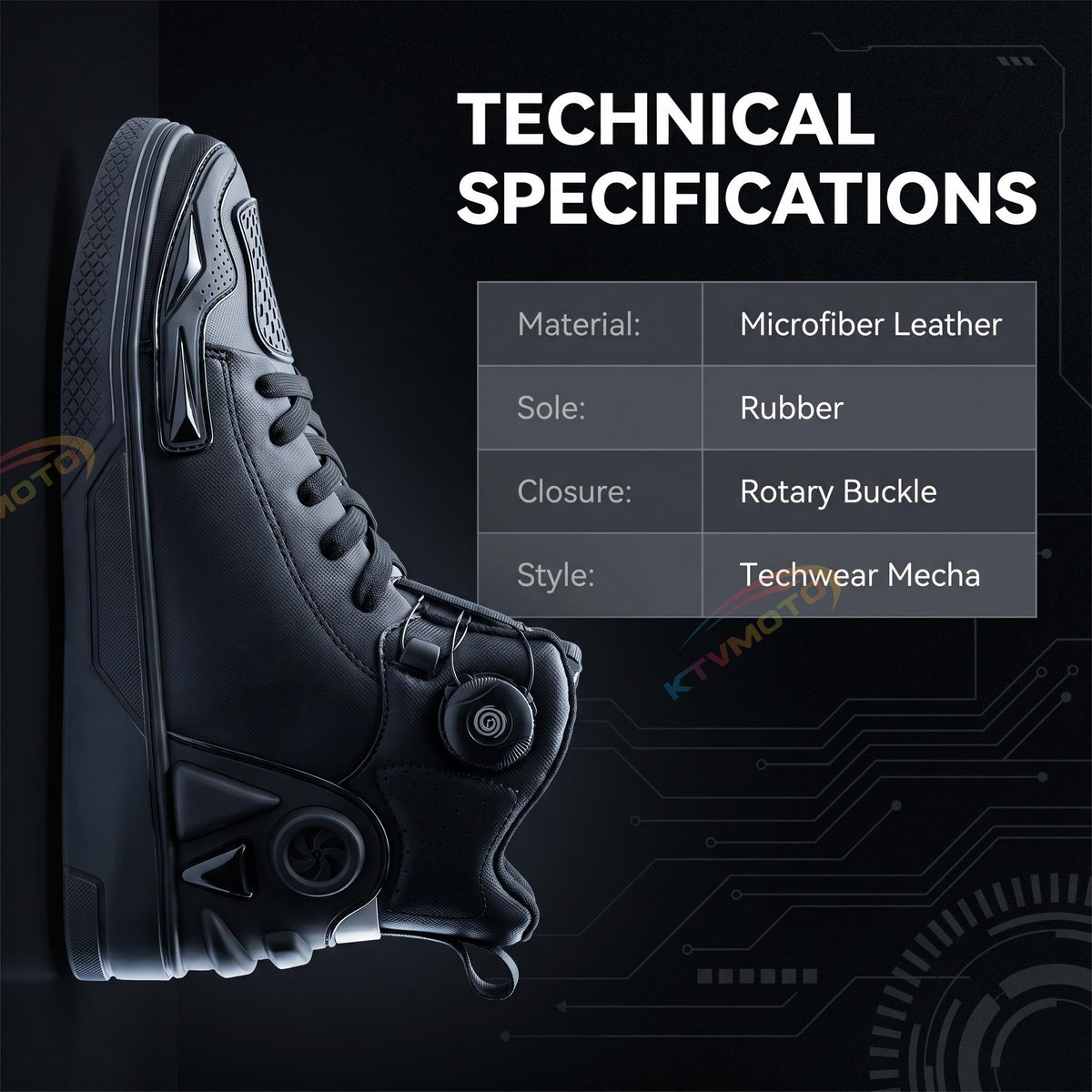 Waterproof motorcycle riding shoes-K52