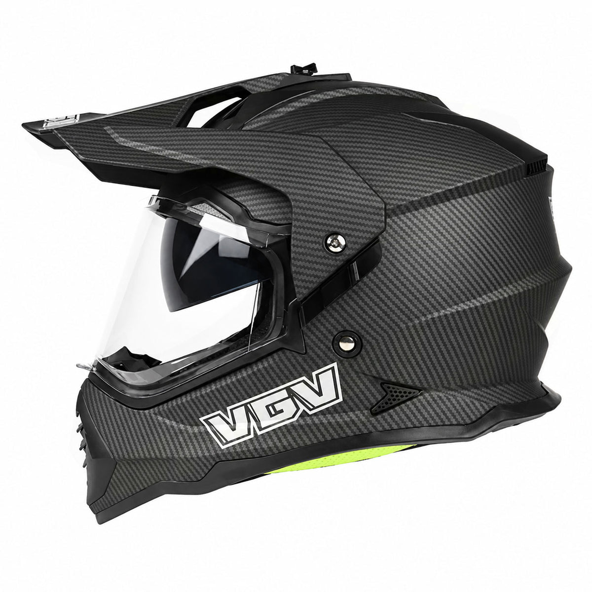 Dual-lens adventure motocross helmet-I63