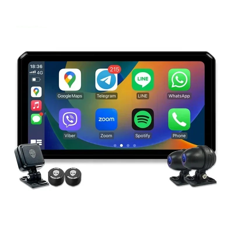 Motorcycle Recorder Dual Recording BSD 77G Millimeter Wave Radar-P09