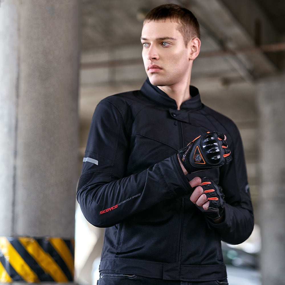 Summer mesh breathable off-road motorcycle riding jacket-JW118