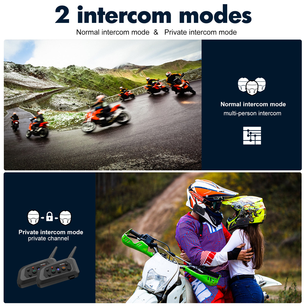 Bluetooth Headset Waterproof GPS Communicator 1200M-L20