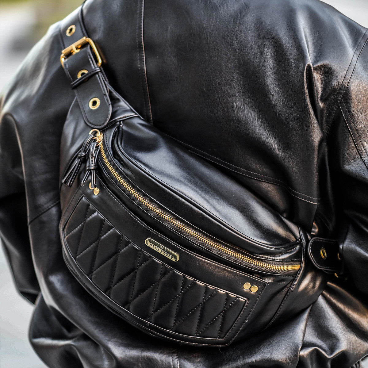 Retro style Chest Bags Crossbody Bags and Waist Packs-B12
