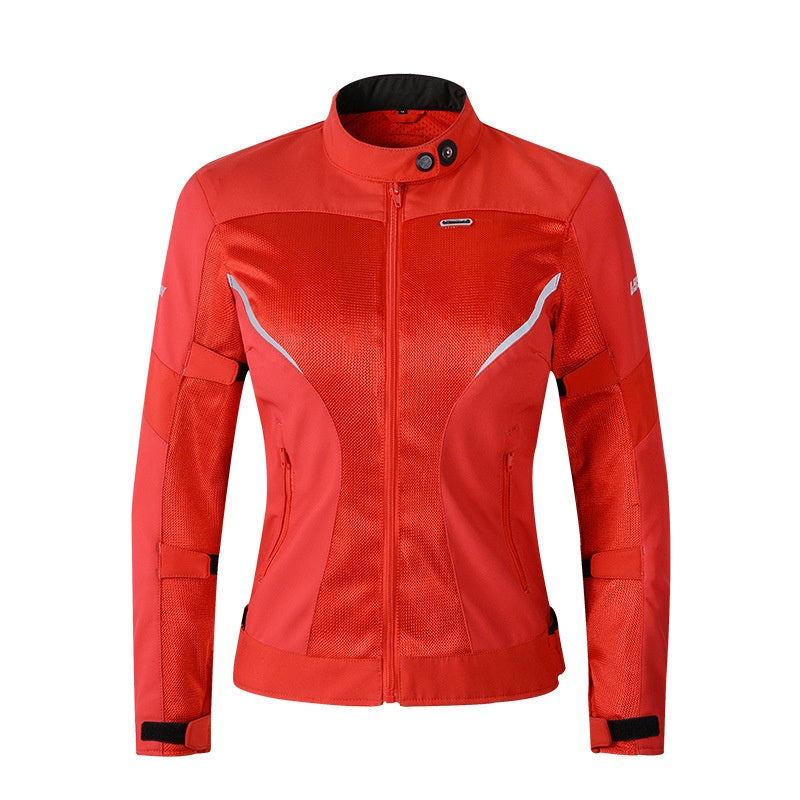 Women's motorcycle riding suit with breathable mesh（CE2）-J81