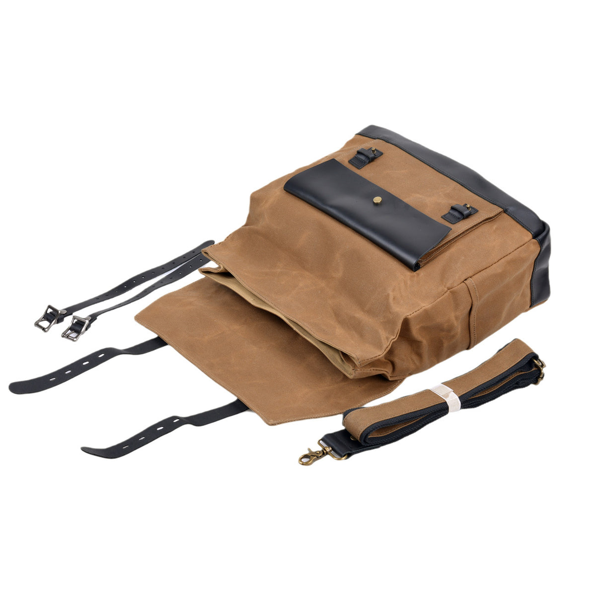 Retro Waterproof Motorcycle Backpack-B08
