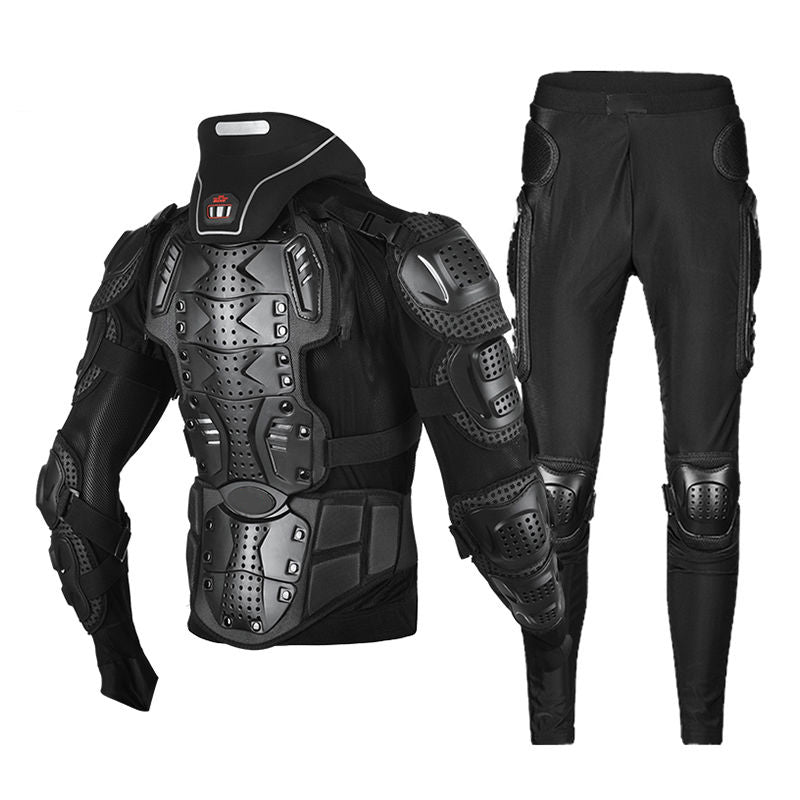 Breathable motorcycle anti-fall armor suit-J06