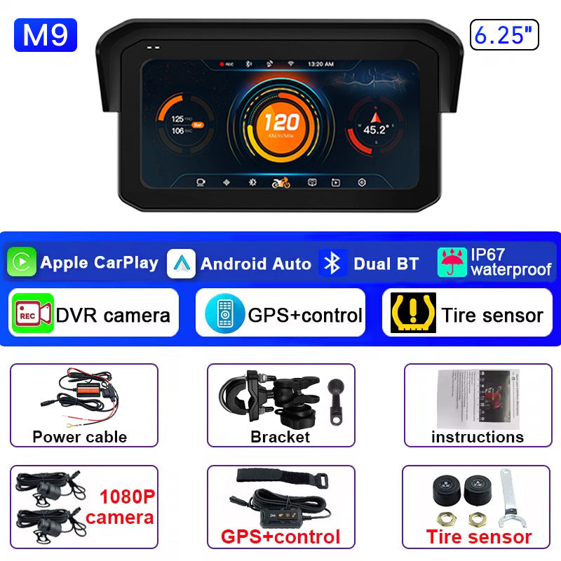 6.25-inch GPS positioning/blind spot detection function - P09