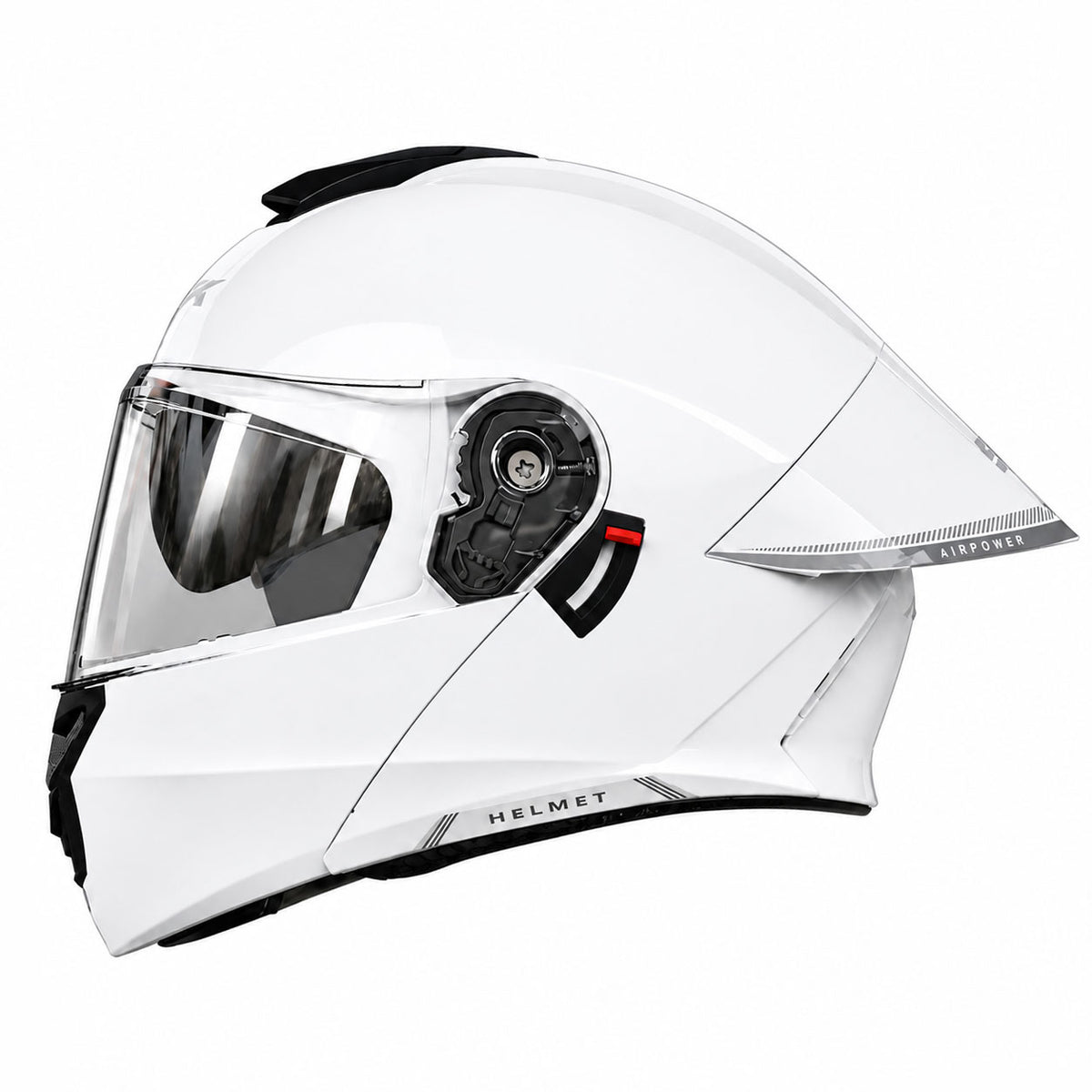 Full-face modular motorcycle helmet with dual visors-I286