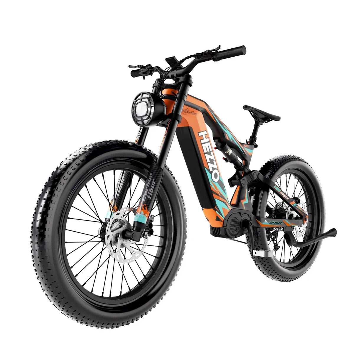 1000W Mid-Motor Carbon Fiber Electric Bicycle - K9