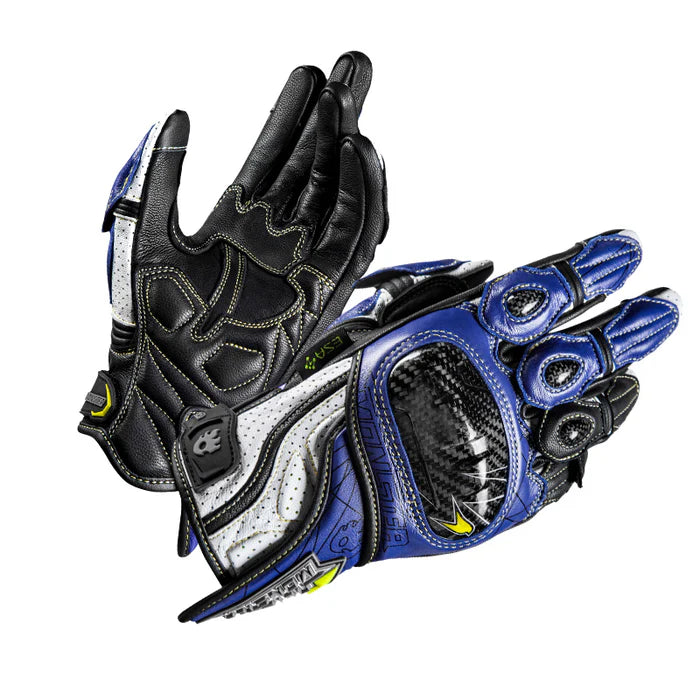 KTVMOTO CE2 Certified Carbon Fiber & Genuine Leather Track Cycling Gloves- G21