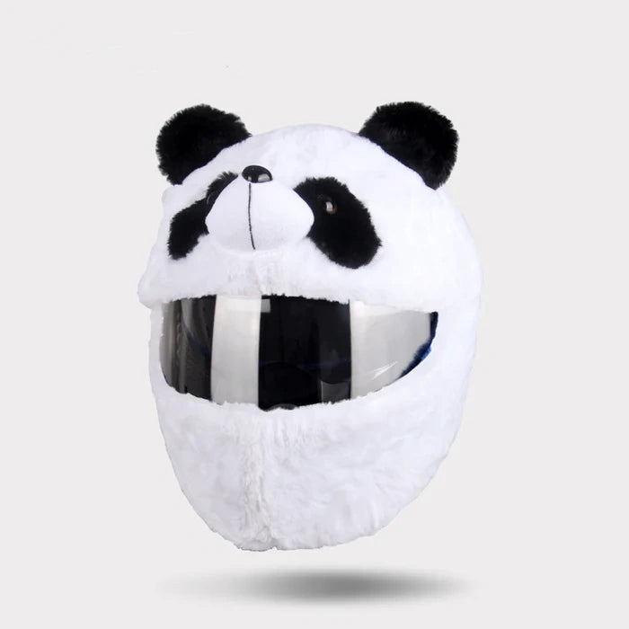 Funny motorcycle helmet covers-panda