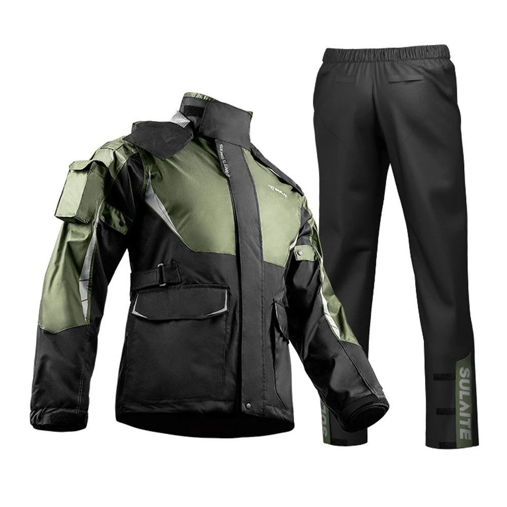 Motorcycle outdoor riding breathable rainproof split suit-J07