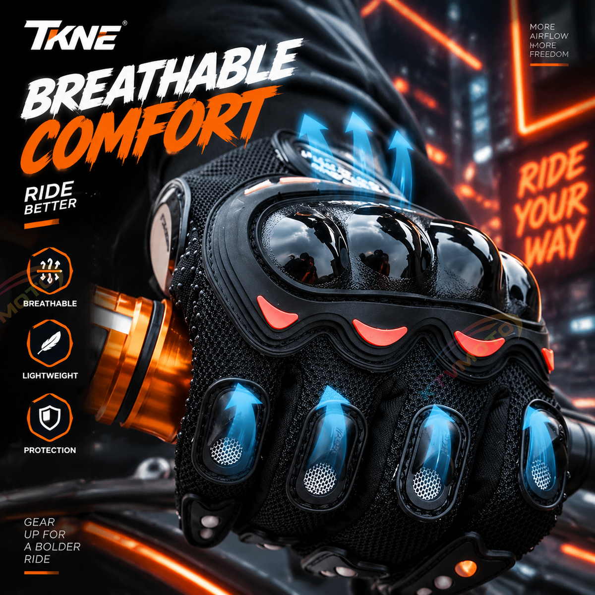 KTVMOTO Tactical Training Motorcycle Gloves-G03