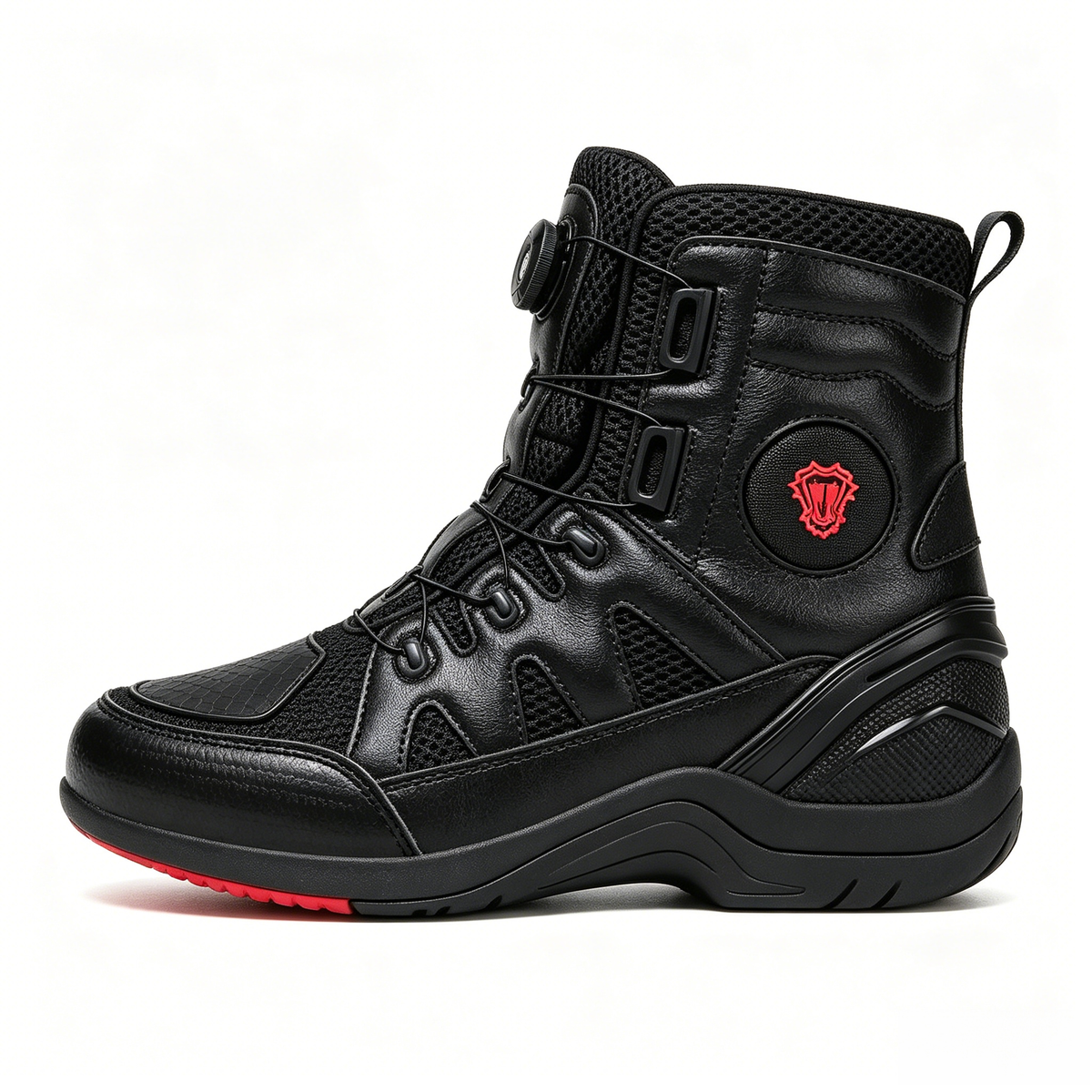 Retro high-top motorcycle off-road shoes-K81