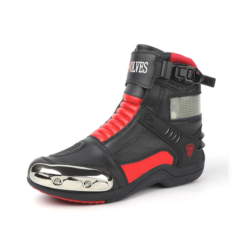 Motocross racing boots with LED displays-K103