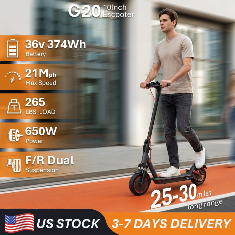 650W Foldable Electric Scooter for Commuters - G20