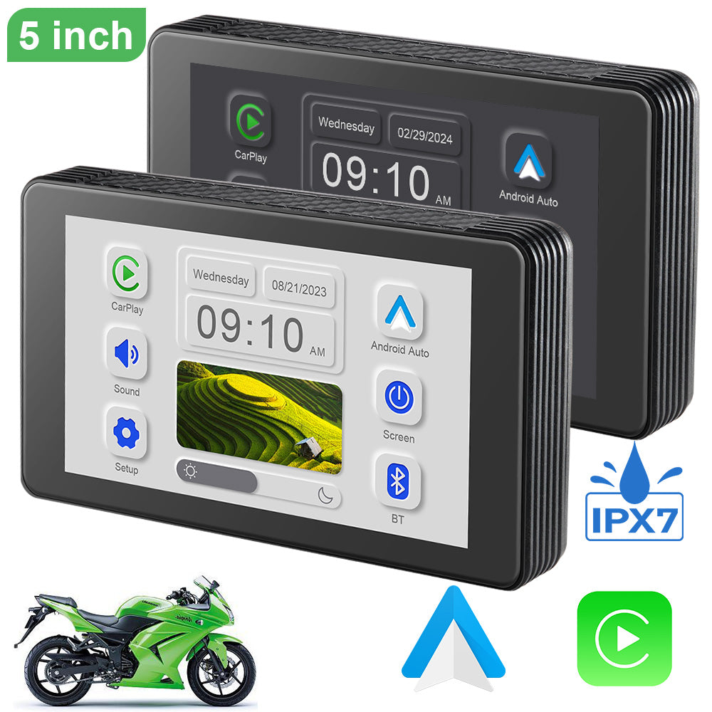 New Carplay Moto 5-inch IPS screen motorcycle navigation system - P07