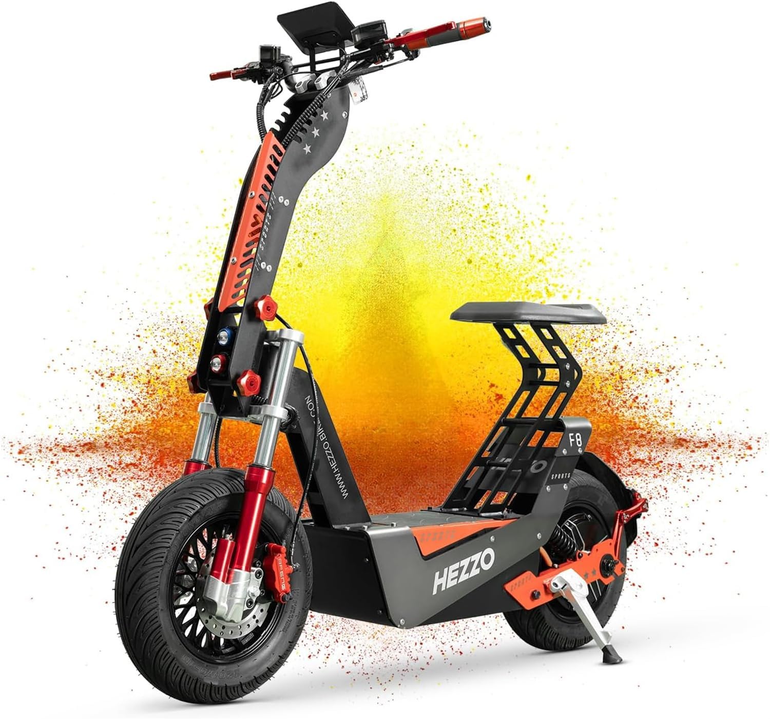 Electric Scooter 72V 8000W Motor Foldable With Seat-F8