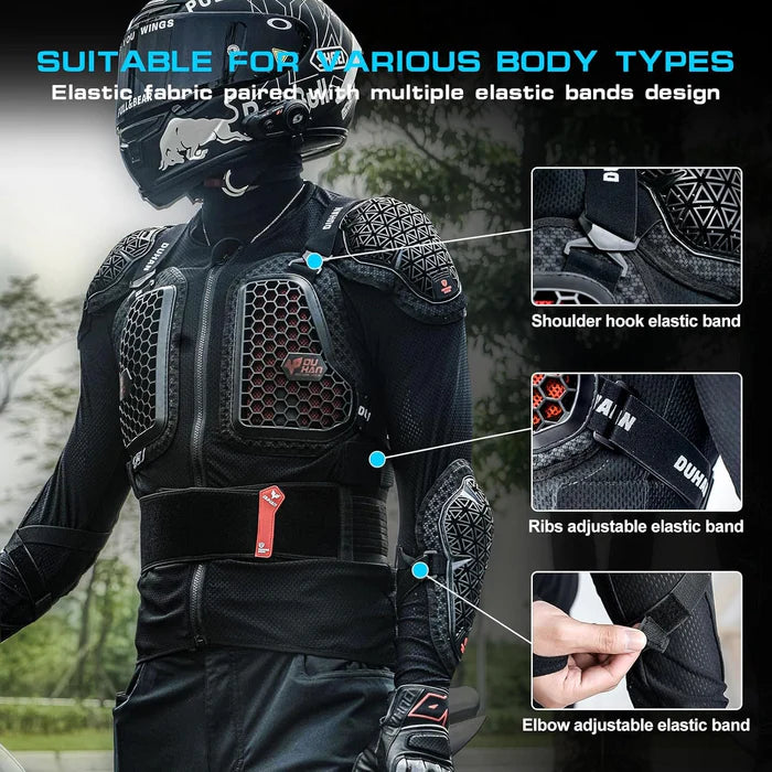 CE Level 2 Professional Spine and Chest Protection Armor – F5