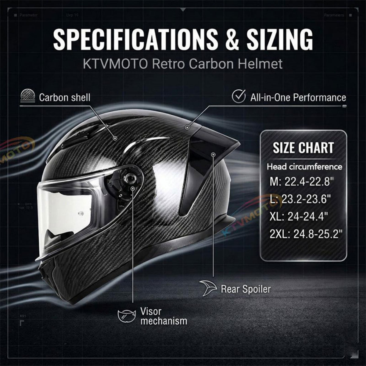 Carbon fiber textured motorcycle helmet racing equipment — I56