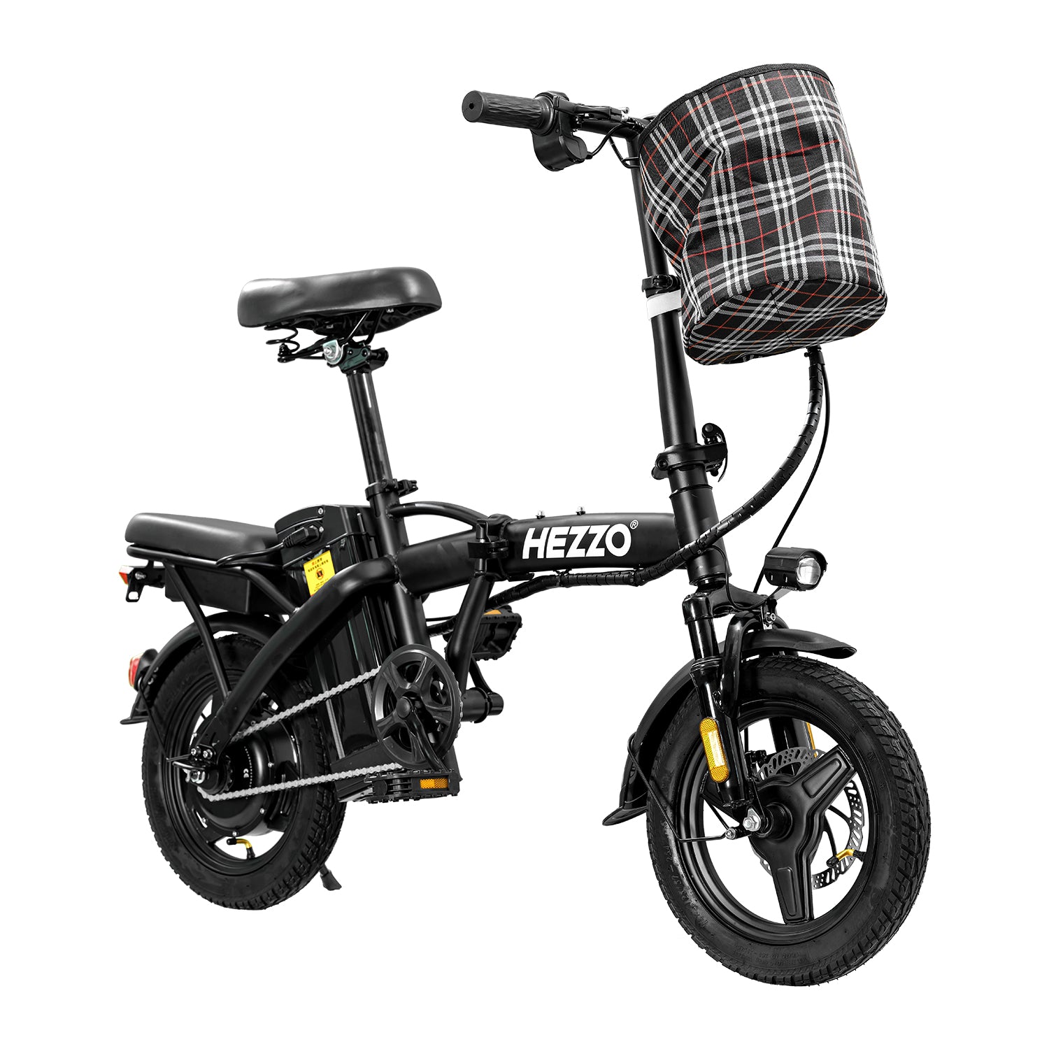 Foldable Electric Scooter with Seat and Basket - T5