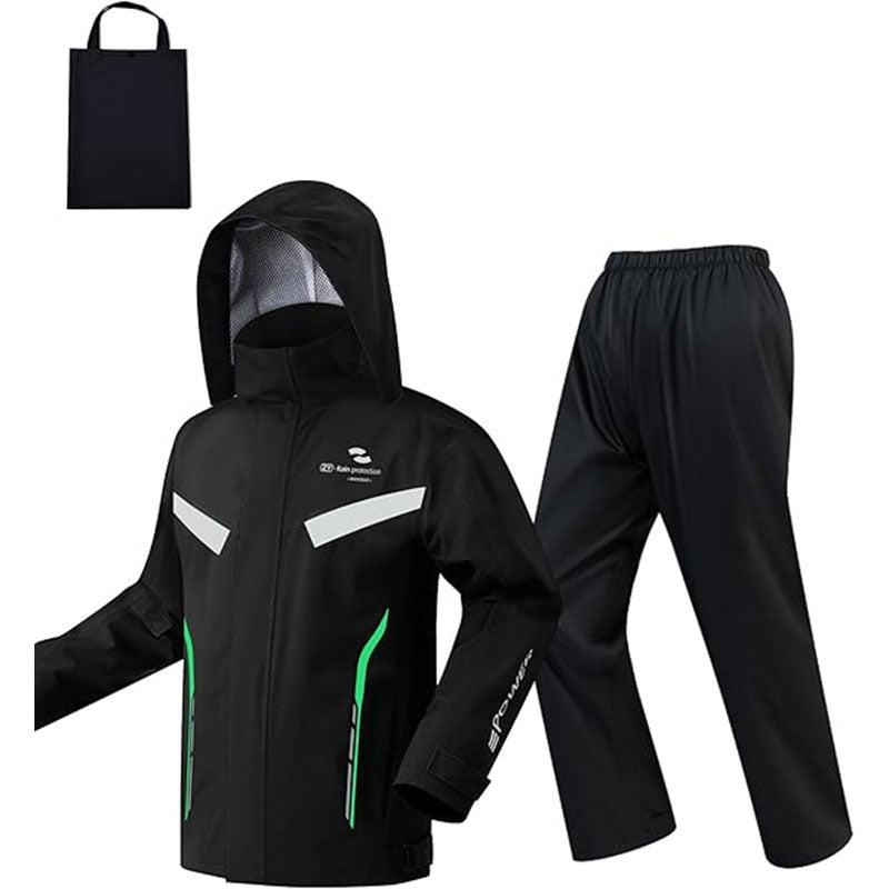 Split type riding raincoat set-C02