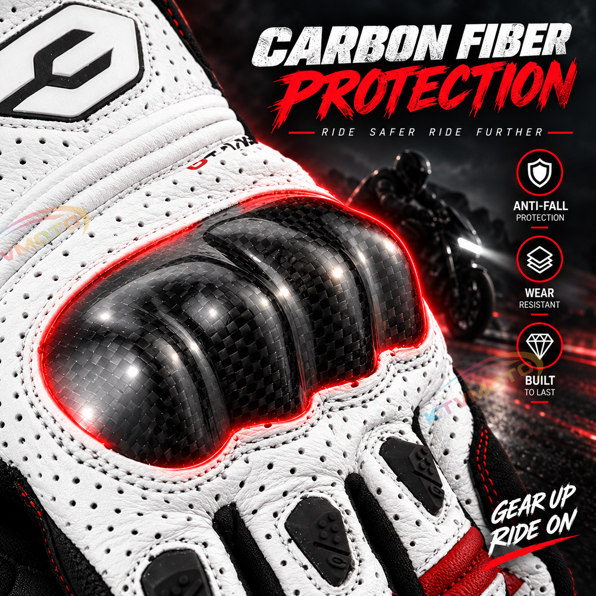 KTVMOTO Summer Motorcycle Protective Gloves-G42