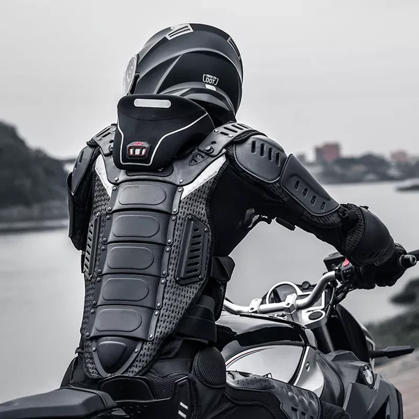 Neck-protecting full-body protective cycling jersey - F4