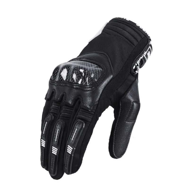 Carbon fiber full finger touch screen gloves-G14