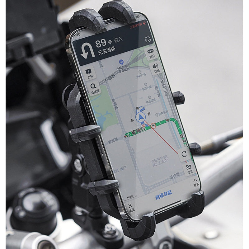 Motorcycle Wireless Charging Phone Holder Handlebar Mounting Accessory - M46