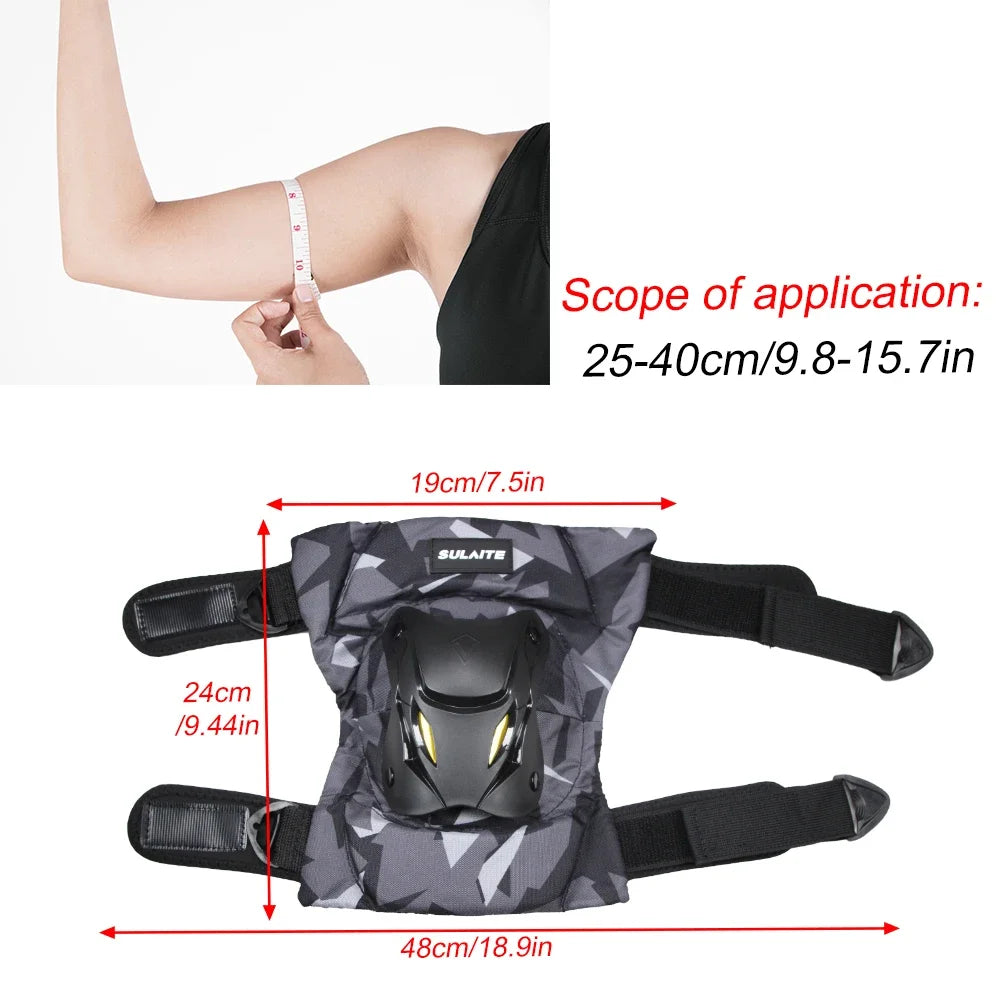 Summer short motorcycle protective gear four-piece set-Y08