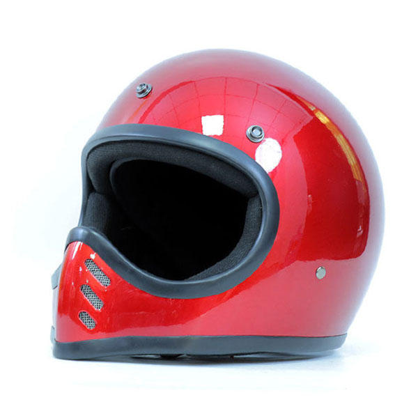 Open-style retro full-face motorcycle helmet-I137