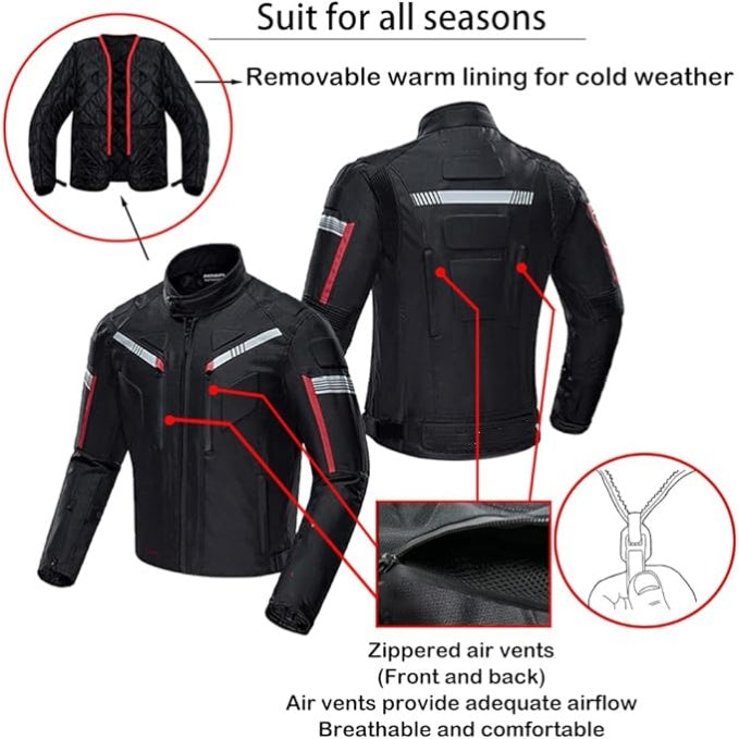 CE Certified Protective and Windproof Cycling Apparel - J03
