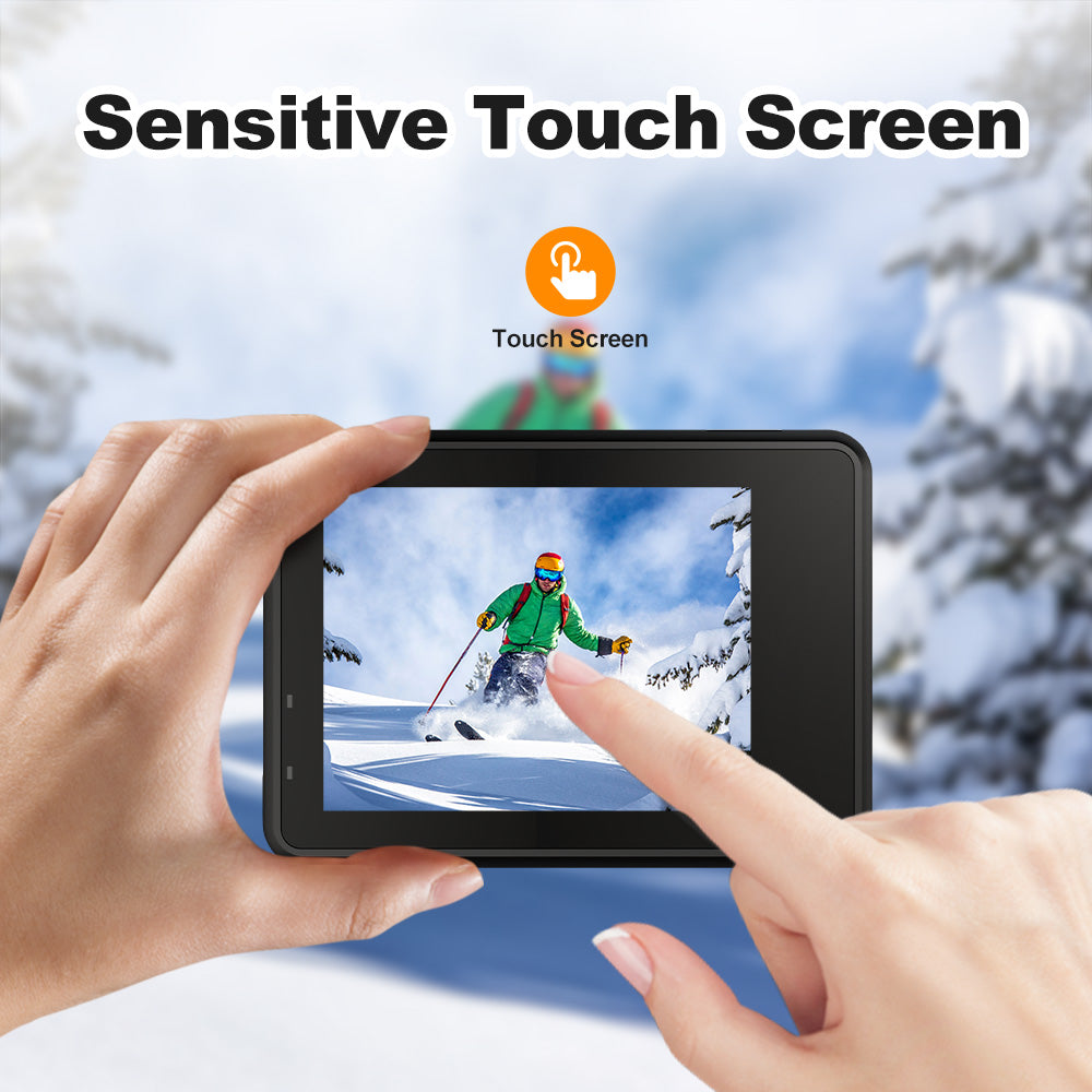 2.0 Inch Touch Screen Wi-Fi 170° Wide Angle 30M Waterproof Video Recording Action Camera-A01