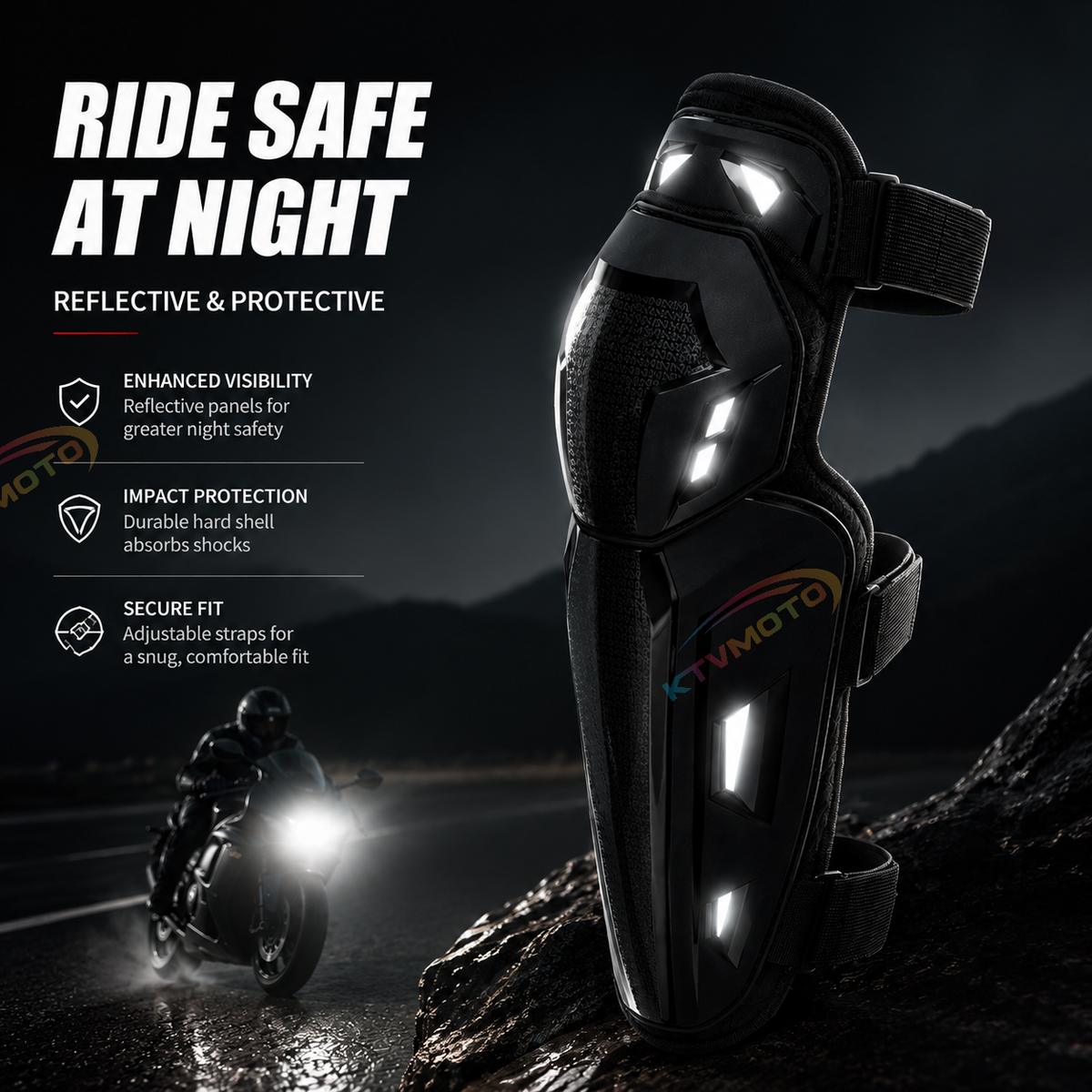 Reflective Motorcycle Crash Protection Gear-Y29