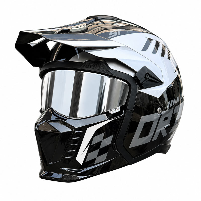 KTVMOTO Futuristic Full Face Motorcycle Helmet-I271
