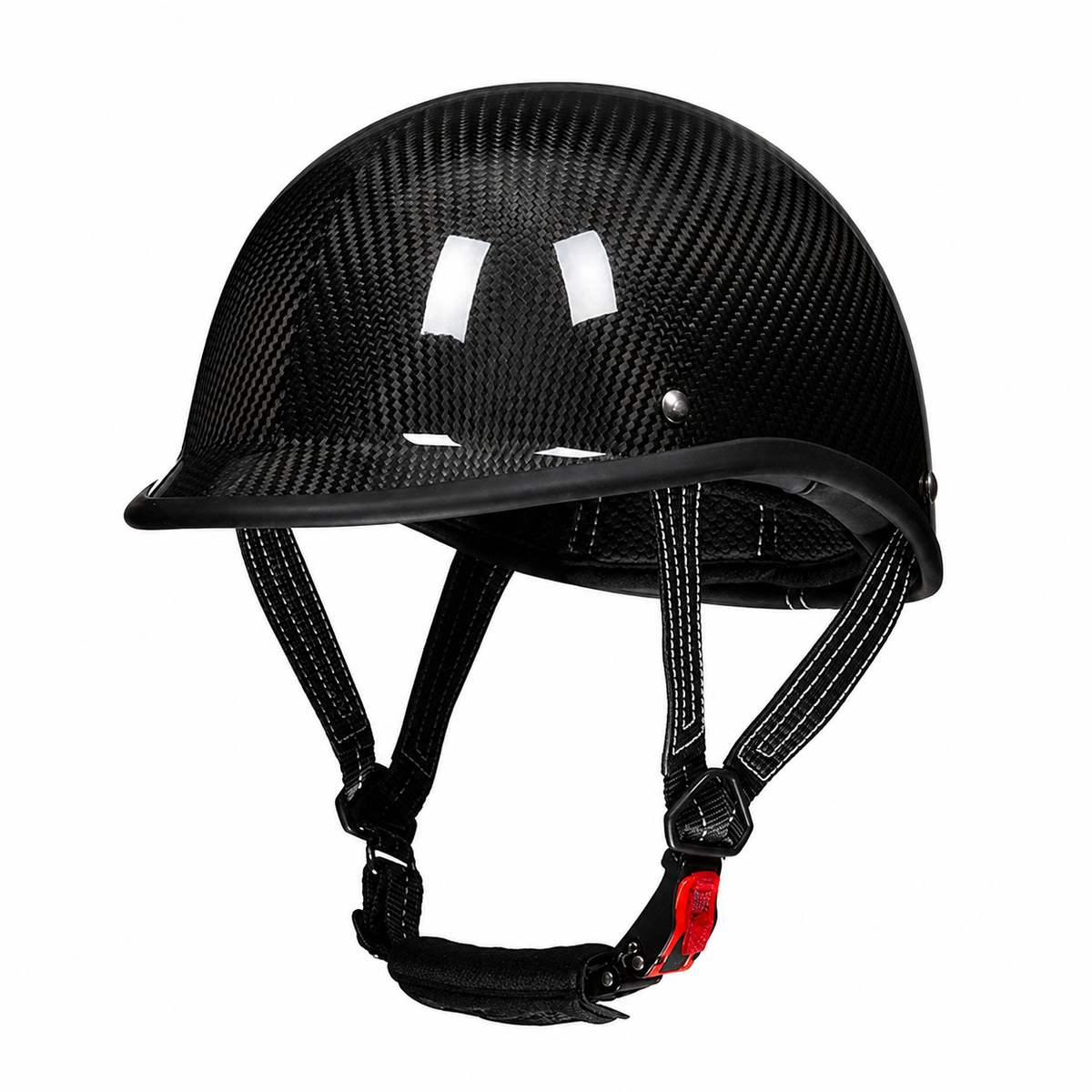 KTVMOTO Carbon fiber motorcycle half-helmet cruiser helmet-I52